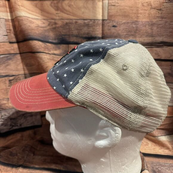 Texas Tech Red Raiders Patriotic USA Hat Adjustable Snapback Mesh Cap NCAA - Picture 4 of 10